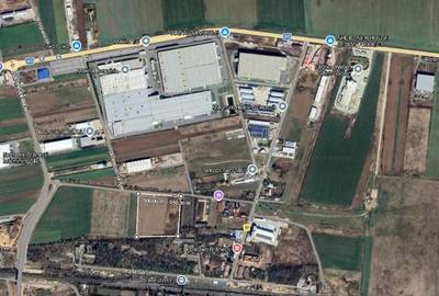 Teren industrial 23.239 mp, 150 m deschidere – Str. Lavandei, Brănești - 1
