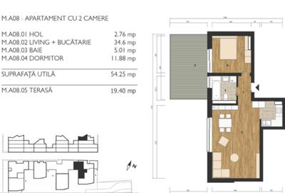 Apartament cu 2 camere - M99 Residence - 5