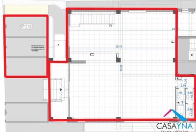 Spațiu comercial, 275 mp în Central