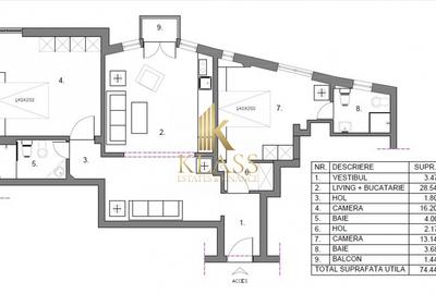 Apartament 3 camere Piața Romană - 8