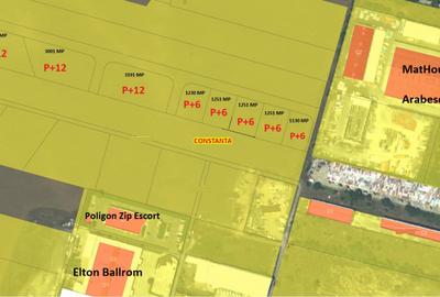 Teren de vanzare Constanta cu PUZ P+12  , in spate la Arabesque - 4