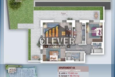 Apartament cu 3 camere decomandat în Theodor Pallady