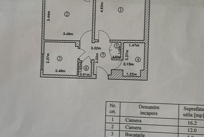 Brâncoveanu - Olteniței, 2 camere decomandat, reabilitat - 9
