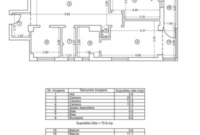 APARTAMENT 3 CAMERE | TOMIS PLUS |  | 96 MPU - 10