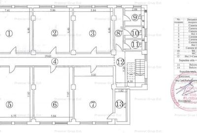 Spatiu de birouri Podu Ros, 46mp, CT, AC, PARCARE - 8