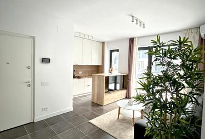 Apartament cu 2 camere semidecomandat, mobilat în Pipera