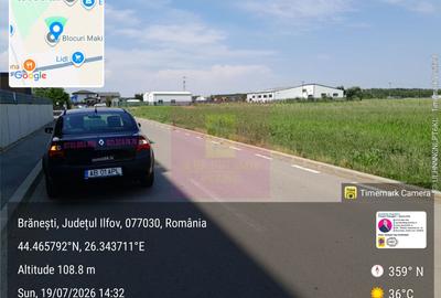 Teren Construcții intravilan de 3333 mp, în Brănești