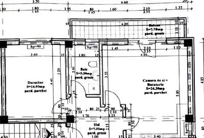 Apartament cu 2 camere decomandat în Hlincea