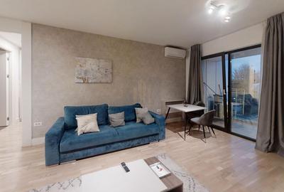Apartament cu 2 camere decomandat, mobilat în Barbu Văcărescu