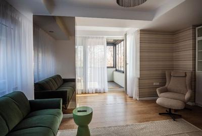 Aviatorilor ,stradal,3 camere,amenajat,mobilat si utilat ,terase,etaj 2/3, - 17