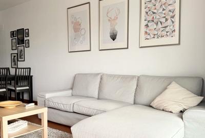 Apartament cu 2 camere semidecomandat, mobilat în Barbu Văcărescu