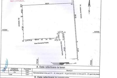 Teren Construcții intravilan de 7047 mp, în