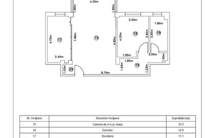Titan- Bloc boutigue- apartament 2 camere -living generos - 12