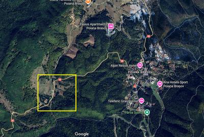 Teren intravilan cu PUZ zona Poiana Brasov ideal constructii case - 1