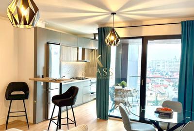 Apartament cu 2 camere decomandat, mobilat în Barbu Văcărescu