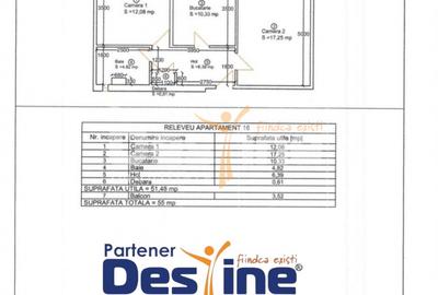 Apartament 2 camere, zona excelenta, aproape de centrele comerciale si de centru - 18