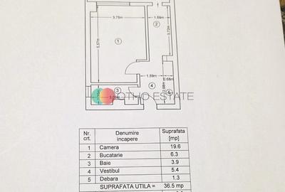 Garsoniera Spatioasa | Militari - Lujerului | Bloc 1986 | 43 Mp - 8