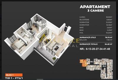 Metrou Berceni 3 minute-Ap 3 Cam Finalizat - 15