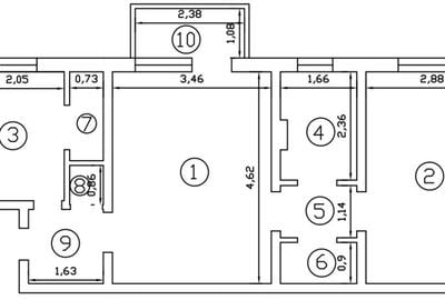 Apartament 2 camere Podu Ros, etaj intermediar, FARA RISC - 1