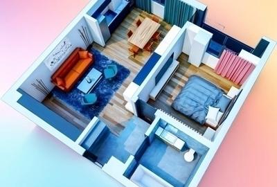 Apartament cu 2 camere decomandat în Vișani