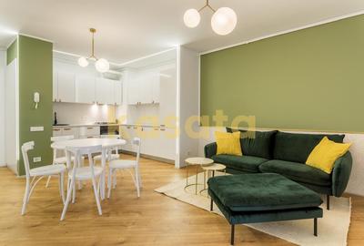 Apartament cu 3 camere semidecomandat, mobilat în Nord