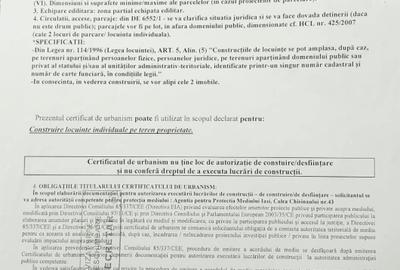 Teren Intravilan 650-700mp Bucium Iași Piatra Sfântă, CU pt Casă, 35.000€ - 4