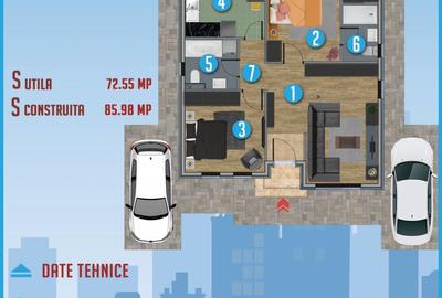 Casă cu 3 camere în Clinceni