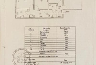 Apartament 3 camere de vânzare – Zona Dacia - 14