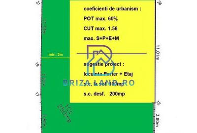Bucurestii Noi, Laminorului, teren 250mp, d=12.3m, casa demolabila - 5