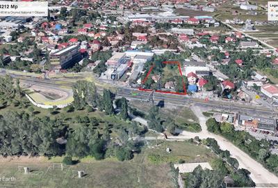 Teren de inchiriat Otopeni – 4212 mp cu deschidere 50 m la DN1 - 6