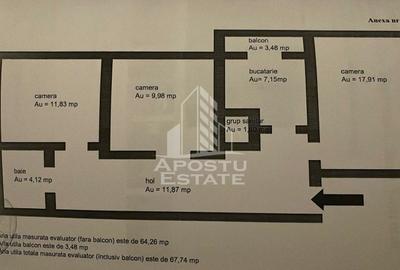 Apartament cu 3 camere, decomandat, zona Soarelui, Timisoara - 16