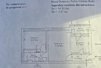 Apartament cu 2 camere semidecomandat în Poarta 6
