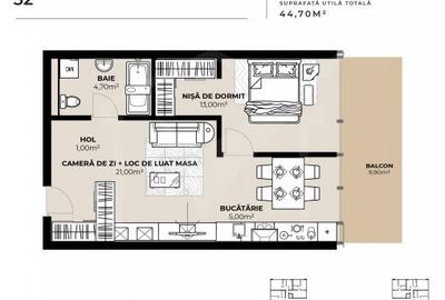 Apartament 2 camere, zona Garii, imobil de lux cu Mall la primele etaje ! - 5