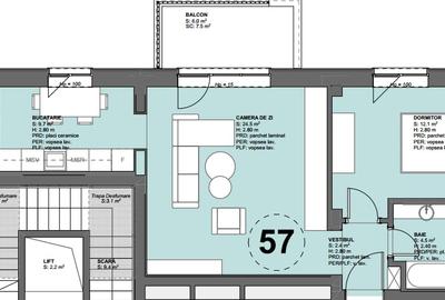 Apartament 2 camere, Voluntari, bloc nou, centrală proprie - 4
