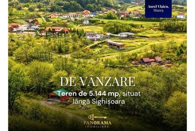 Teren 5.144 mp în Aurel Vlaicu, Sighișoara –excelent pt investiții - 1