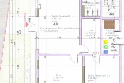 Spațiu comercial, 127.21 mp în Mărăști