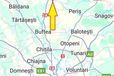 Teren agricol extravilan de 2500 mp, în Butimanu
