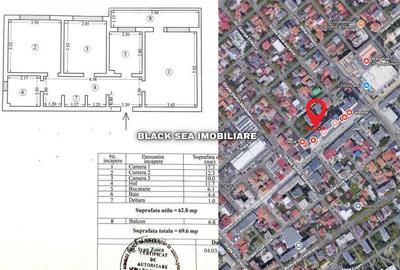 Apartament 3 camere, 70 mp, decomandat – Zona Centrală / Tomis Mall - 1