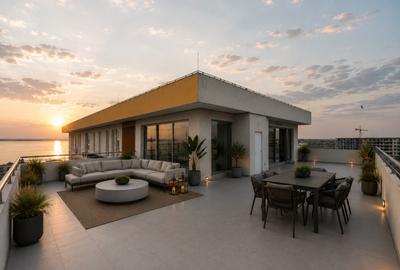 Penthouse langa plaja cu vedere la mare si terasa 150mp - 14