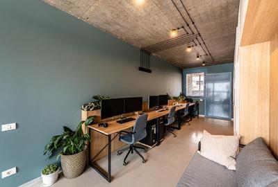 Birou amenajat premium, mobilat, ideal studio sau firmă mică - 7