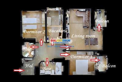 Inchiriere apartament 3 camere Militari - Apusului Metrou Pacii - 6