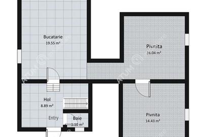 Casa individuala 4 camere 2 bai teren 1310 mp zona Gusterita Sibiu - 11