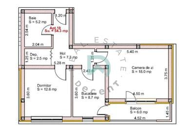 Apartament cu 2 camere, etaj 1 - SELIMBAR - 1