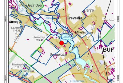 Teren intravilan 1.600 mp Crevedia | Deschidere lac | Ideal dezvoltare - 2