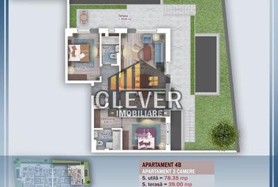 Apartament cu 3 camere decomandat în Theodor Pallady