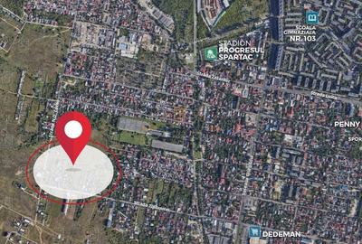 Teren intravilan 1.475 mp, deschidere 57 ml, N D Cocea sector 5 - 4