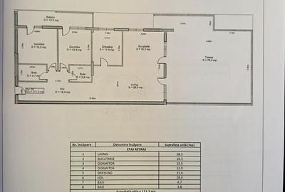 Penthouse 4 cam, terasa 78 mp, La Cheie, Doamna  Stanca-Selimbar - 2