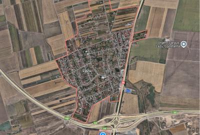 Teren Lazu intre case pe colt  3400mp - 1