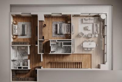 Penthouse UP-site | Et. 11-12 | 4 camere | Promenada | Floreasca - 6