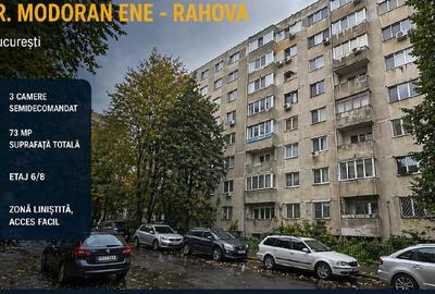 Str. Modoran Ene - Rahova, Apartament cu 3 camere - 73 mp - etaj 6/8 - 1